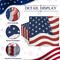 50 Pcs American Flag Patriotic Party Napkins, 4th of July Disposable 3-Ply Cocktail Paper Napkins, Red White and Blue Luncheon Napkins for Veterans Day Independence Day Memorial Day Party Decorations